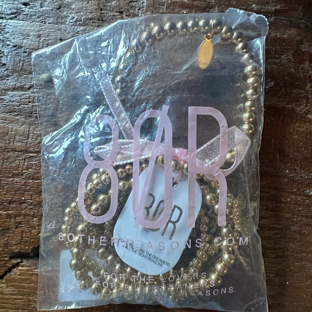 8 Other Reasons Gold Beaded Bracelet Set